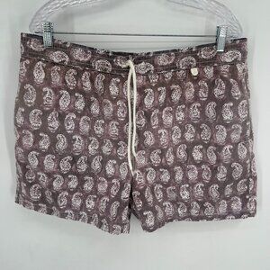 Polo Ralph Lauren Men’s Swim Shorts Mesh Lined Paisley Print Size L
